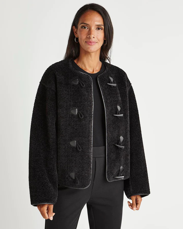 Splendid x Cella Jane Reversible Sherpa Coat | Splendid