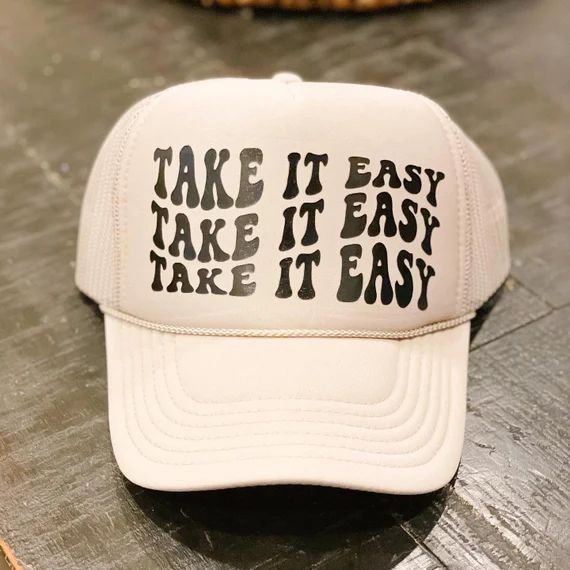 Take It Easy Trucker Hat | Etsy | Etsy (US)