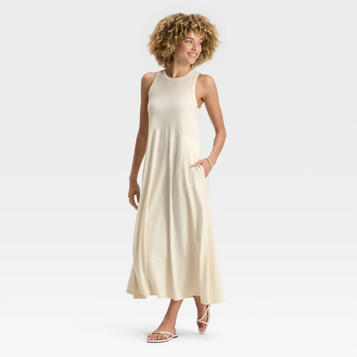 Women's Knit Maxi Tank Dress - A New Day™ | Target