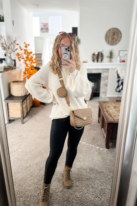 Fall outfit ideas 🍂 with an oversized sweater, leggings, neutral quilted, Crossbody bag. The sweater fits very oversized. Im wearing a small.


Fall outfits | Fall fashion | size 4-6 | amazon fall finds | amazon handbags | amazon deals | amazon on sale | fall outfit Inspo | casual fall outfits | fall outfit ideas | fall favorites | fall boots | fall outfits 2023 | fall shoes | fall fashion 2023 amazon | casual fall outfits | outfit inspo | outfit ideas | pumpkin patch outfit 


#LTKfindsunder50 #LTKitbag #LTKstyletip