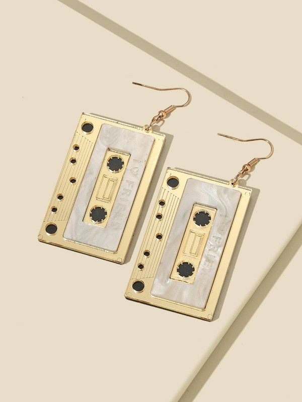 Tape Drop Earrings | SHEIN