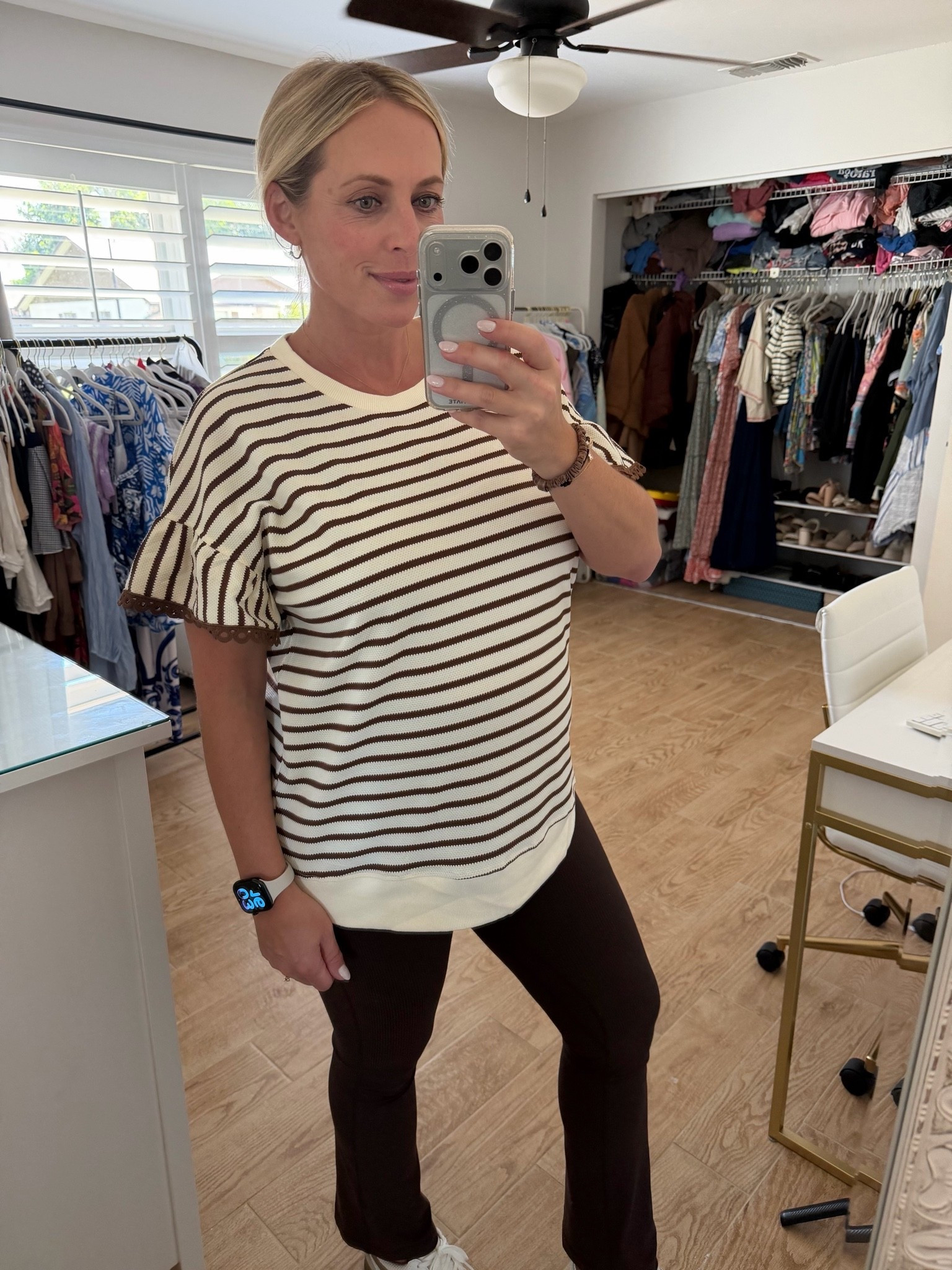 Neutral summer outfit. Wearing XL in top

#LTKootd #LTKMidsize #LTKSeasonal