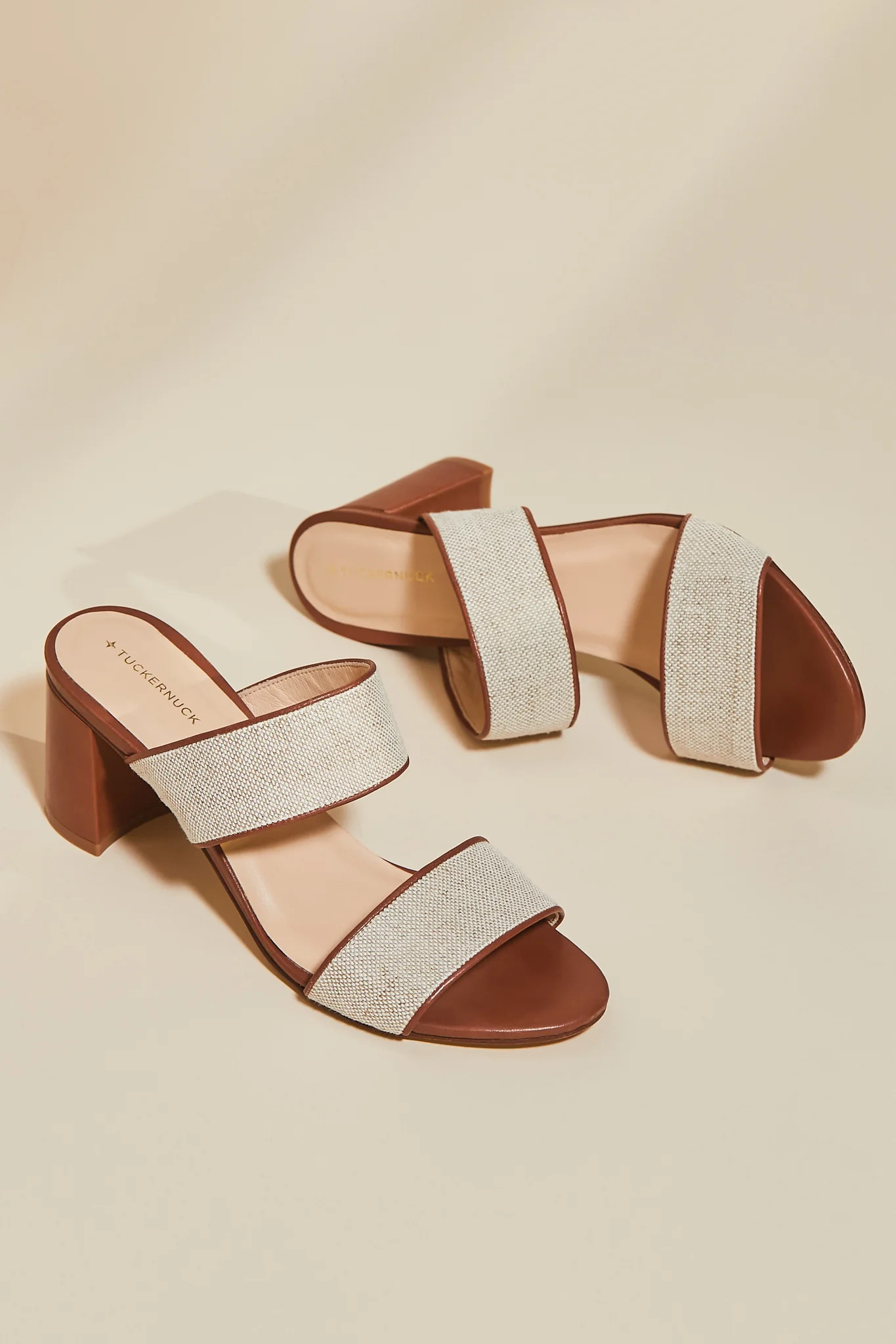 Canvas and Leather Mercer Heels | Tuckernuck (US)