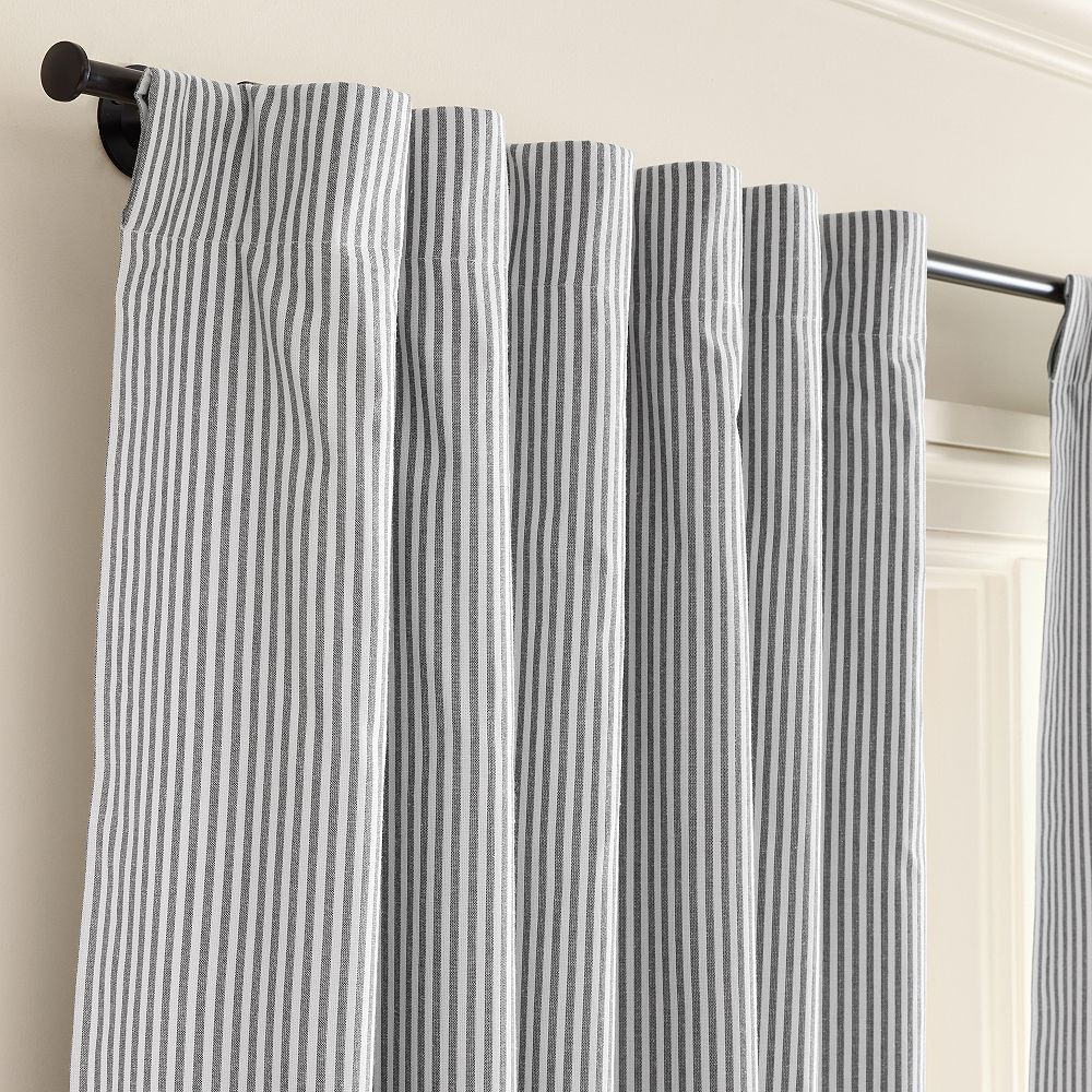 Boxter Stripe Blackout Curtain | Pottery Barn (US)
