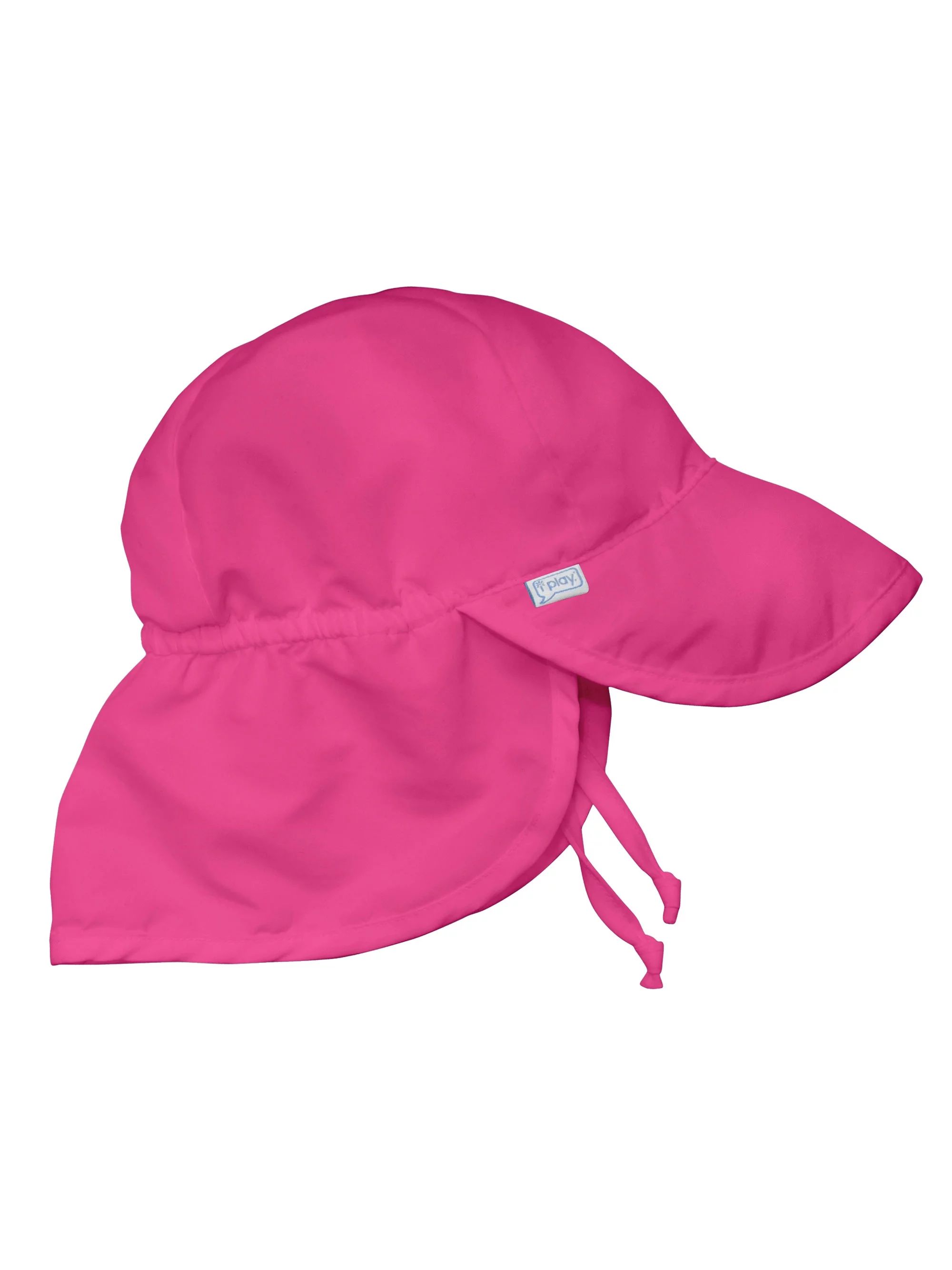 Flap Sun Hat for Baby Girls Sun Protection Large Billed Hat Solid Hot Pink Newborn 0-6 Mths Baby ... | Walmart (US)