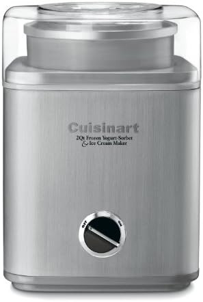 Cuisinart ICE-30BC Pure Indulgence 2-Quart Automatic Frozen Yogurt, Sorbet, and Ice Cream Maker - Si | Amazon (US)