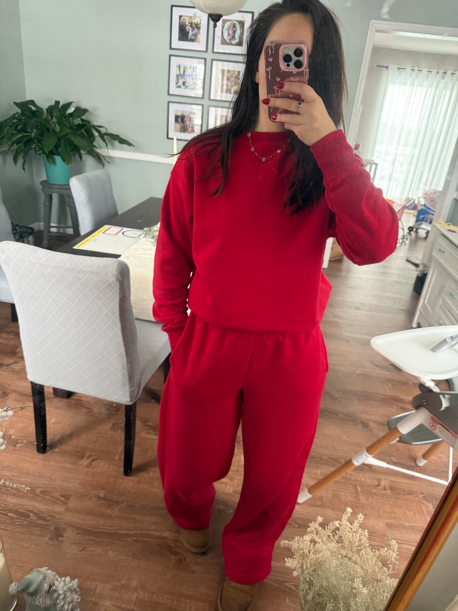 Santa vibes in my $20 sweatset

#LTKmomlife #LTKFindsUnder50 #LTKHoliday