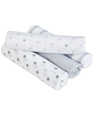 aden by aden + anais 4-Pk. Dove Swaddle Blankets, Baby Boys & Girls | Macys (US)