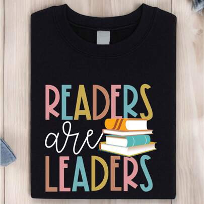 Readers Are Leaders Shirt, Reading T-Shirt, Librarian Shirts, Book Lover T-Shirts, Reading Shirts, Books Tees, Teacher Gift, Reading Shirts, Books Tee | SHEIN