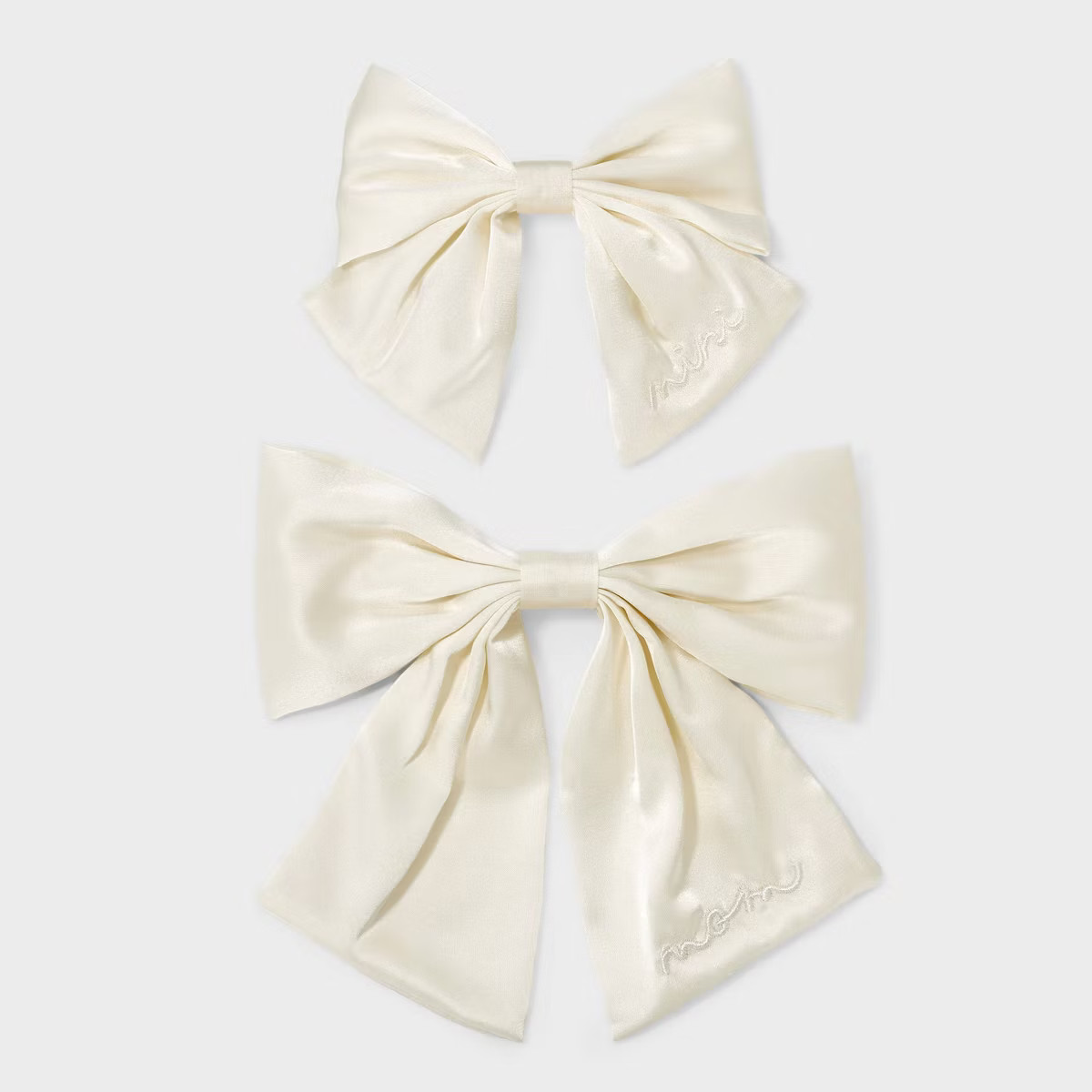 Mommy & Me Hair Bow Set 2pc - A New Day™ Cream | Target