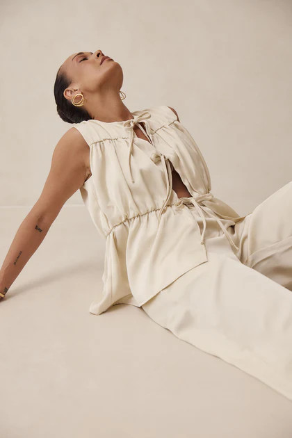 Juliette Top - Beige | Sabo Skirt US