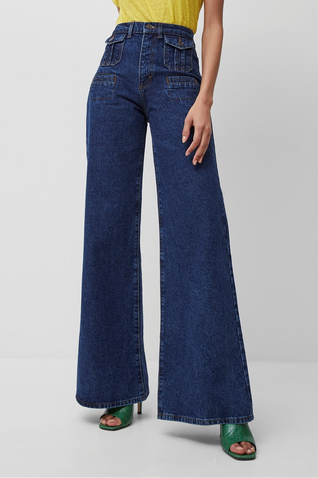 Riah Recycled Flared Jeans | French Connection (UK)