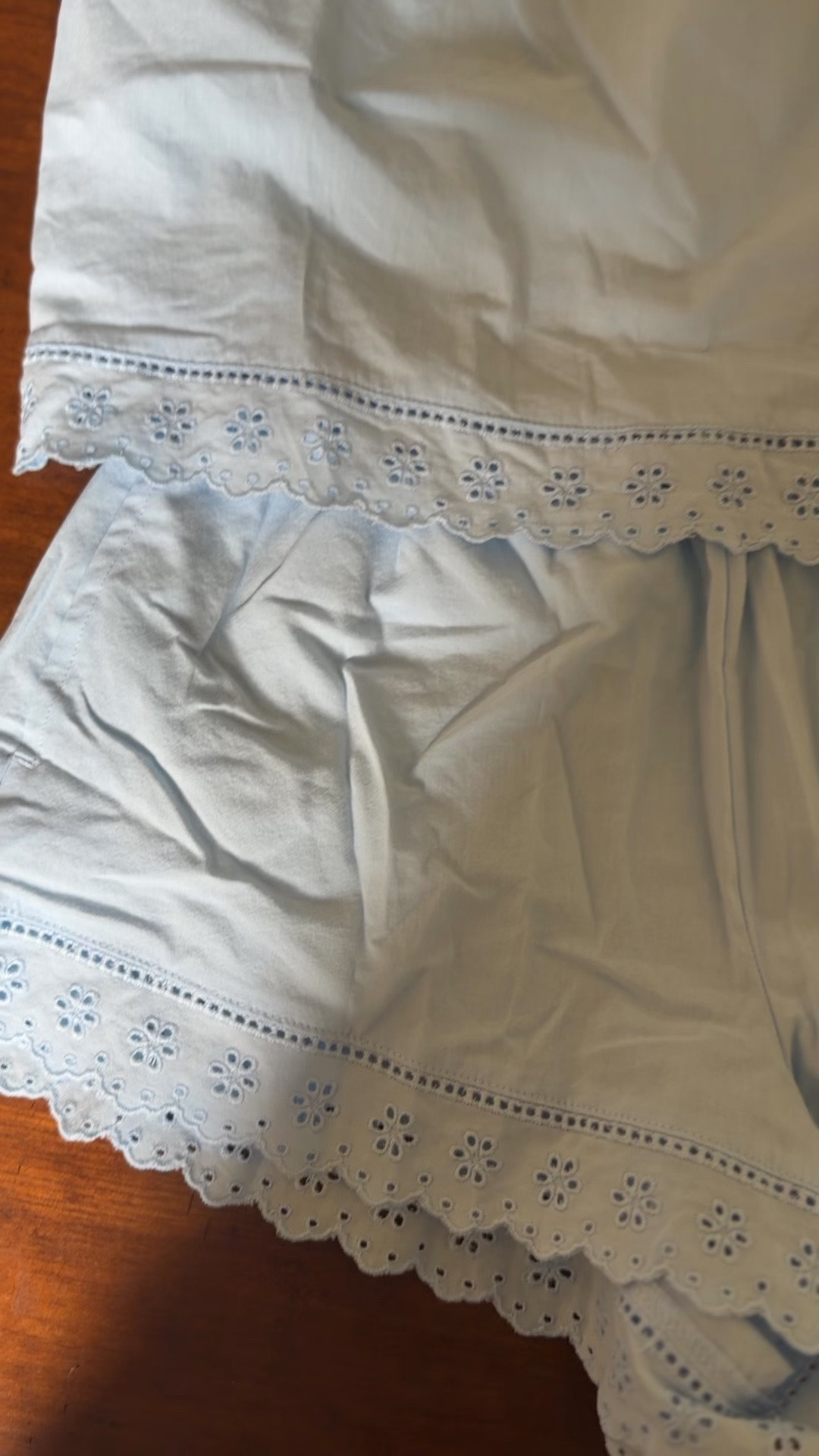 Eyelet pajama set from target restocked!