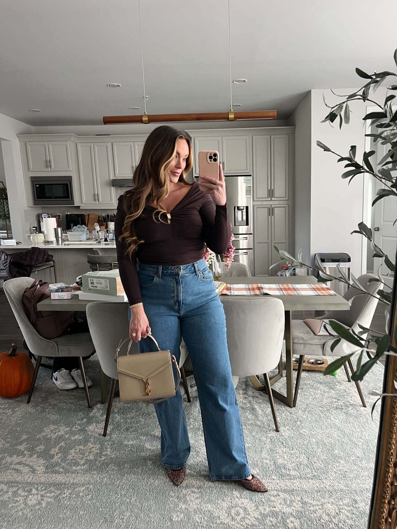 These jeans are super flattering, I love the fit! 

Top is the perfect date night top!! 

#LTKMidsize #LTKSeasonal #LTKFindsUnder100