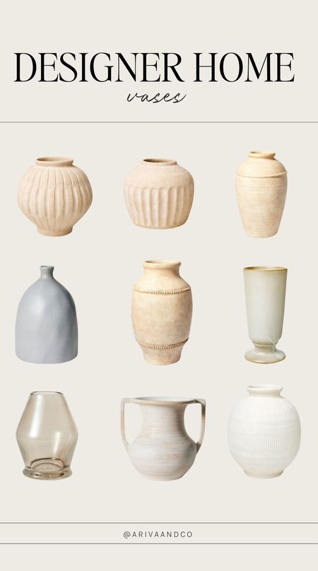 Designer inspired vases, all from Target!



Vases, Target home decor, home decor, target vases 

#LTKStyleTip #LTKHome #LTKFindsUnder100
