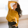 Mustard Neo Crop Sweatshirt | Albion Fit