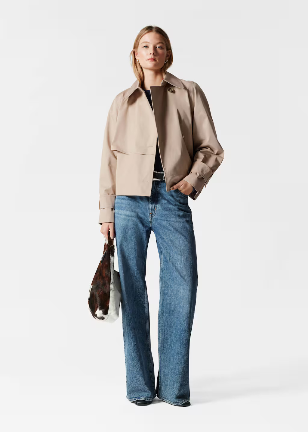 Short Trench Coat Jacket - Beige - Jackets - & Other Stories GB | & Other Stories UK