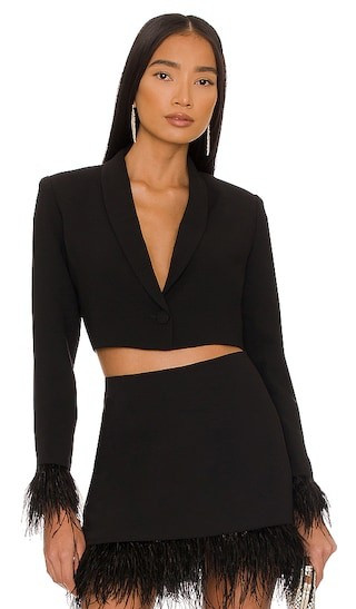 x REVOLVE Dessa Blazer in Black | Revolve Clothing (Global)