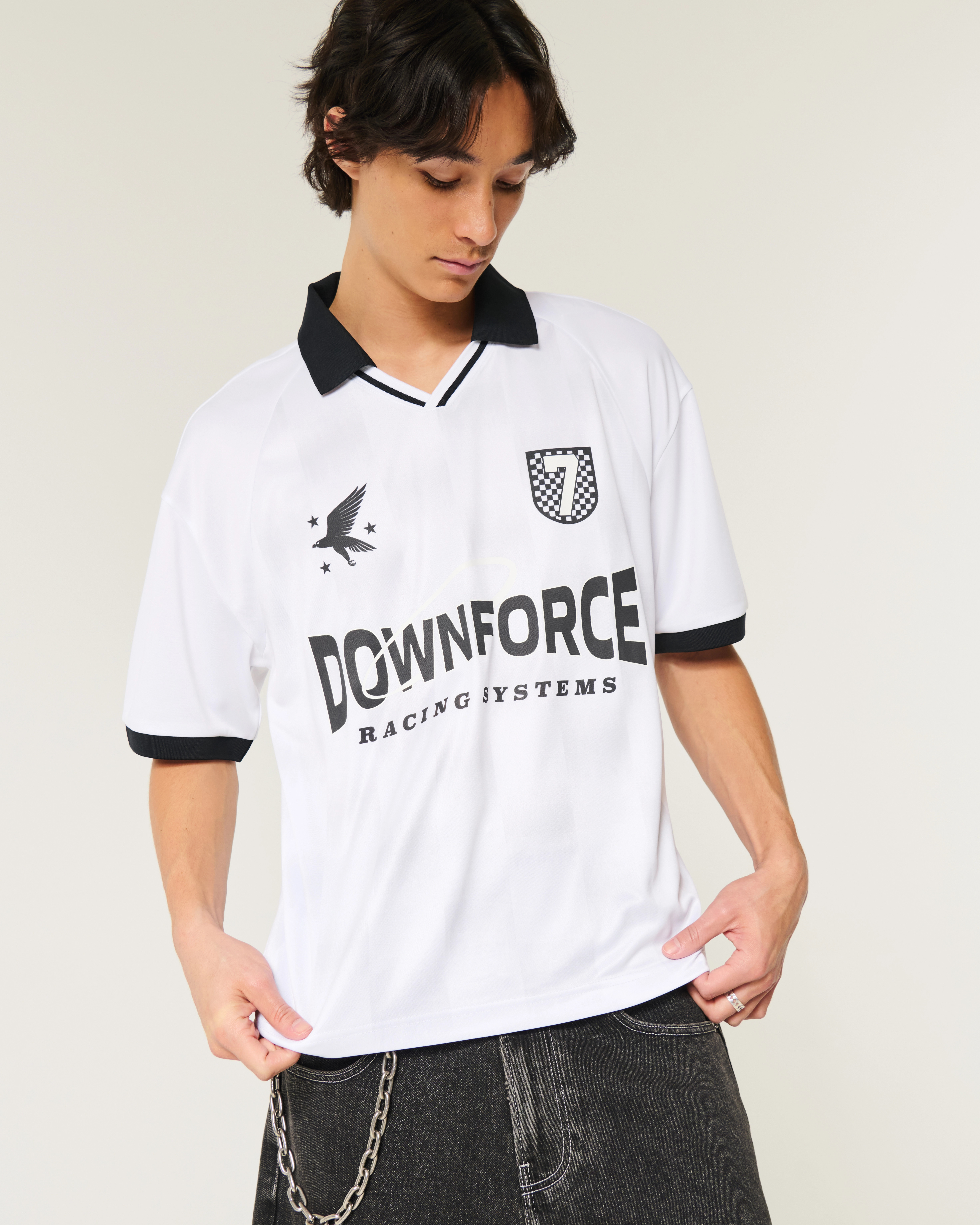 Boxy Downforce Graphic Jersey | Hollister (US)