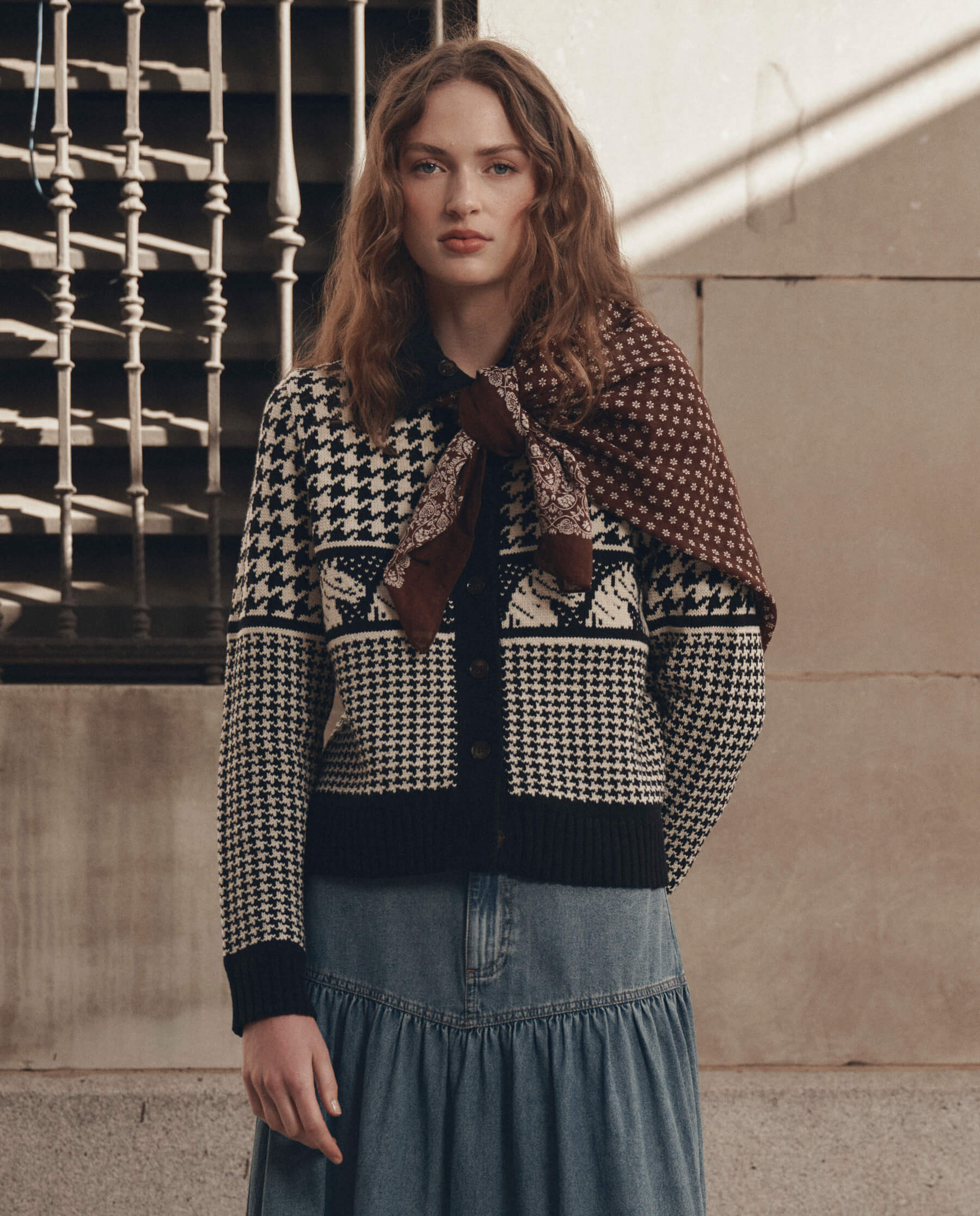 The Pony Cardigan. -- Black | THE GREAT.