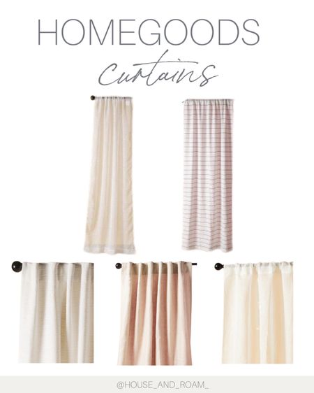 Sharing some of my favorite curtains from HomeGoods! Neutral curtains, linen curtains, HomeGoods curtains, sheer curtains 

#LTKunder100 #LTKhome #LTKFind