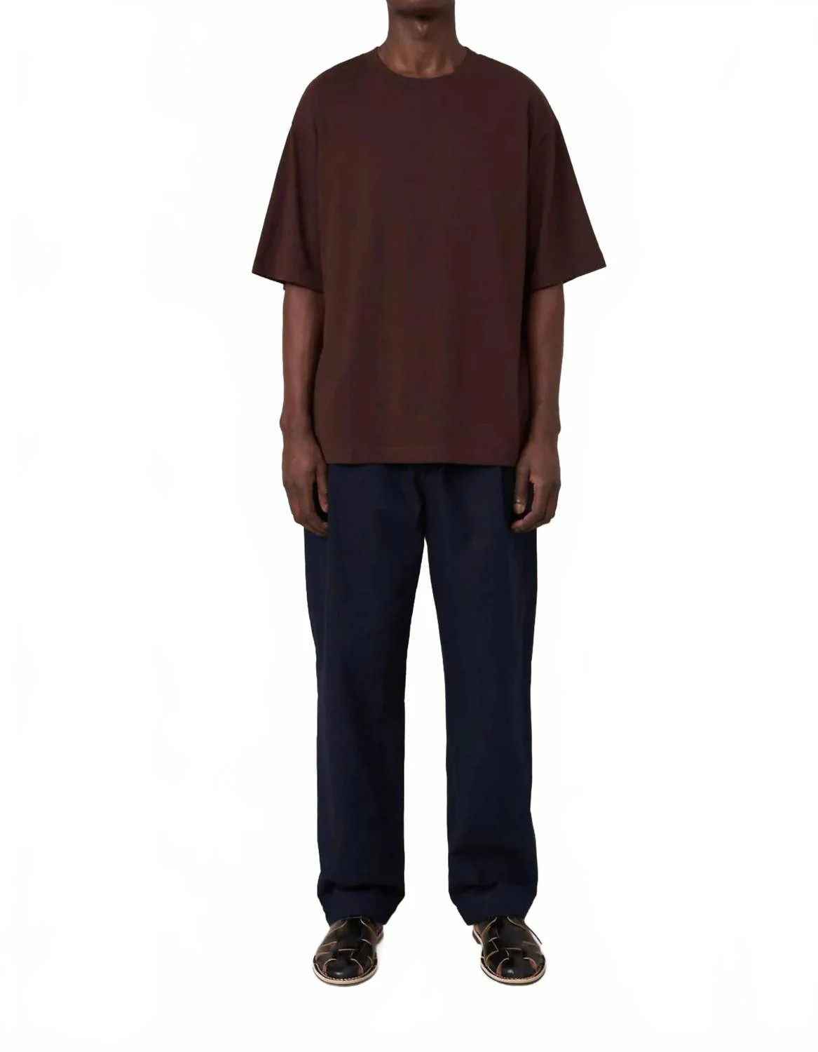 Box Tee In Mahogany | Shop Simon
