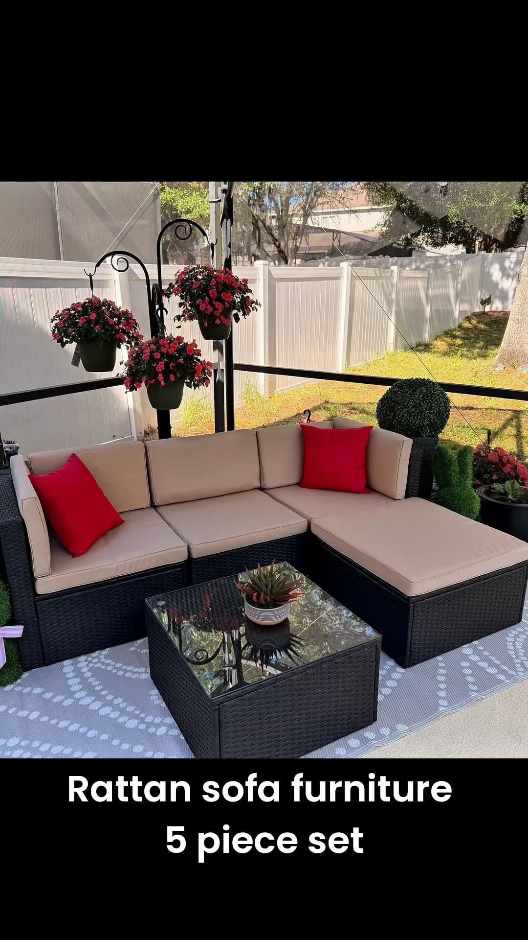 Rattan 5 piece patio furniture set #amazon #patiofurnuture

#LTKHome #LTKU