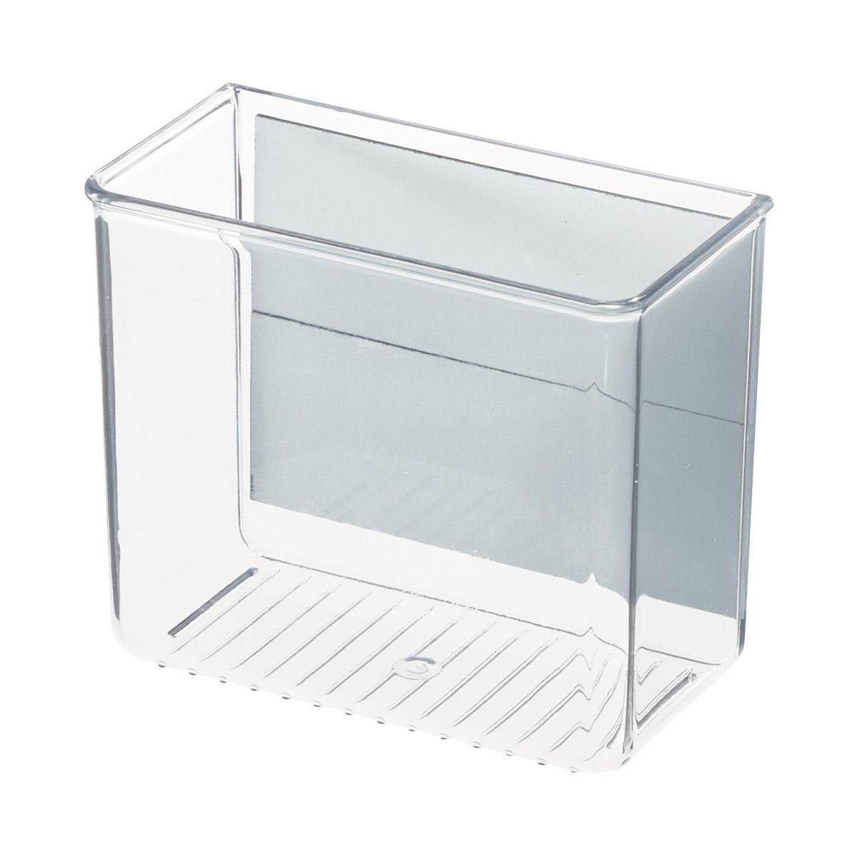 iDESIGN Small Magnetic Bin Clear | The Container Store