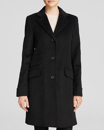 Lauren Ralph Lauren Georgie Wool Reefer Coat | Bloomingdale's (US)
