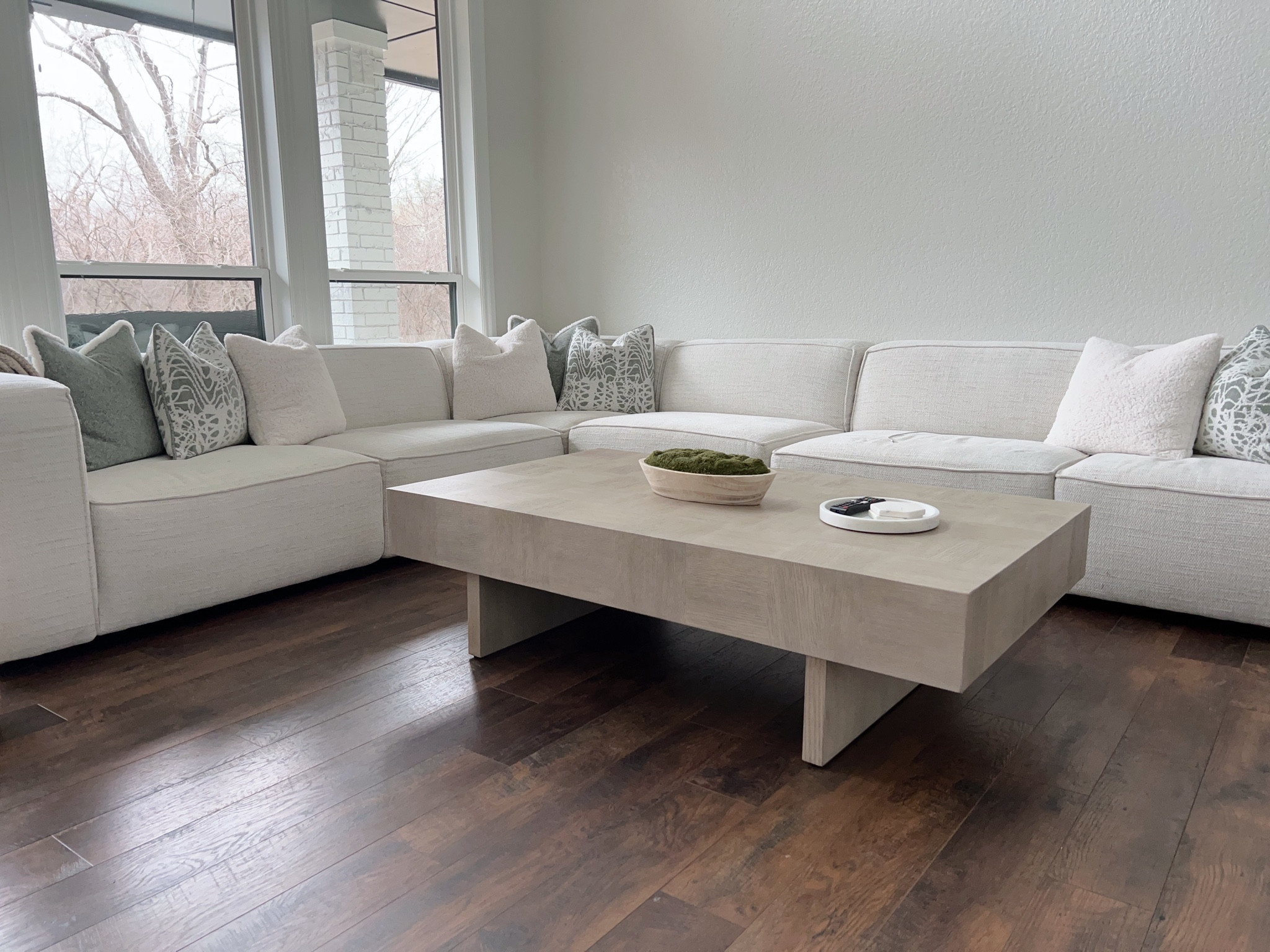 Dream sectional from Mathis bros & large heavy coffee table from Mathis bros as well!✨

#LTKFind #LTKU #LTKhome
