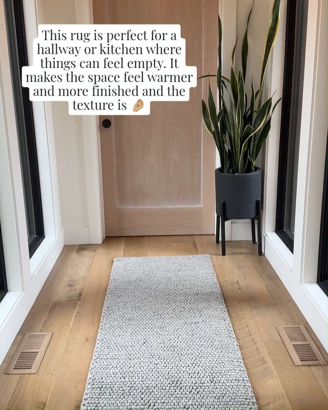 A hallway rug is one of those details that makes a space feel finished instead of forgotten. It adds warmth, softens the walkway, and ties everything together as you move through the house.

Simple, but it changes the whole feel. 

 #LTKmomlife #LTKvlog #LTKHome