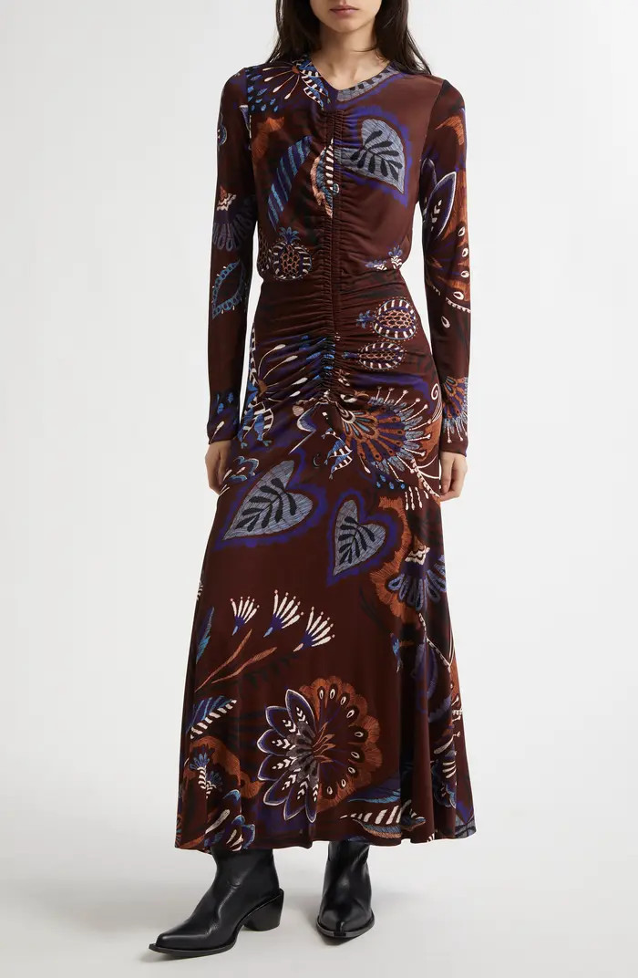 FARM Rio Delicate Garden Long Sleeve Maxi Dress | Nordstrom | Nordstrom