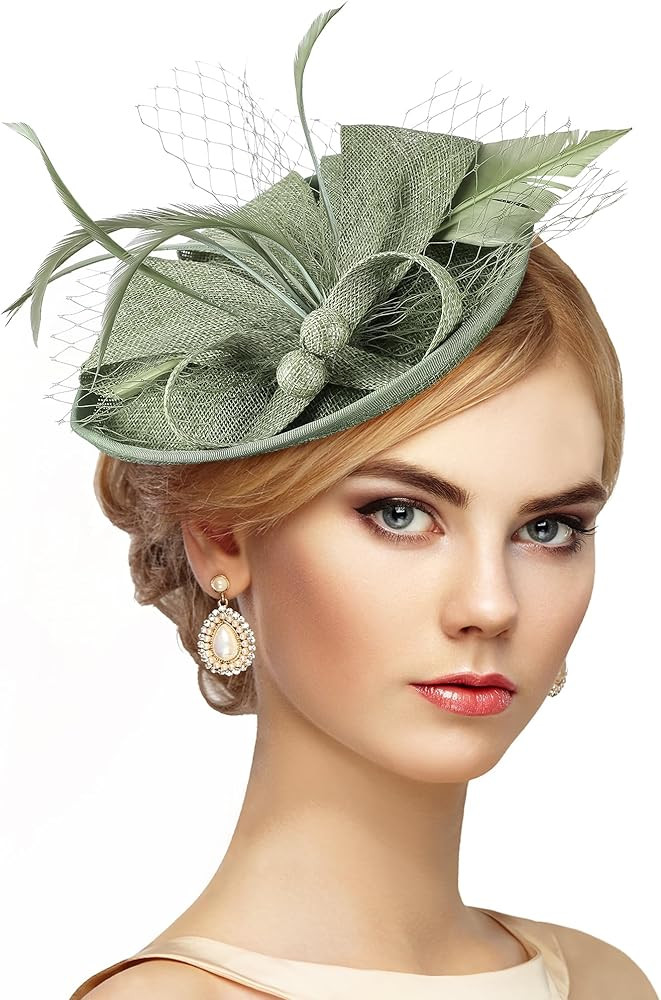 Zinniday Fascinator Tea Party Hat - 2026 Derby Pillbox Kentucky Hat for Women (7.87x5.9inch) | Amazon (US)