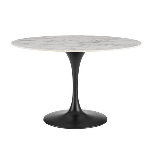 Marbelle 47" Round Tulip Dining Table | Dinner Table, Family Table - White | One Kings Lane