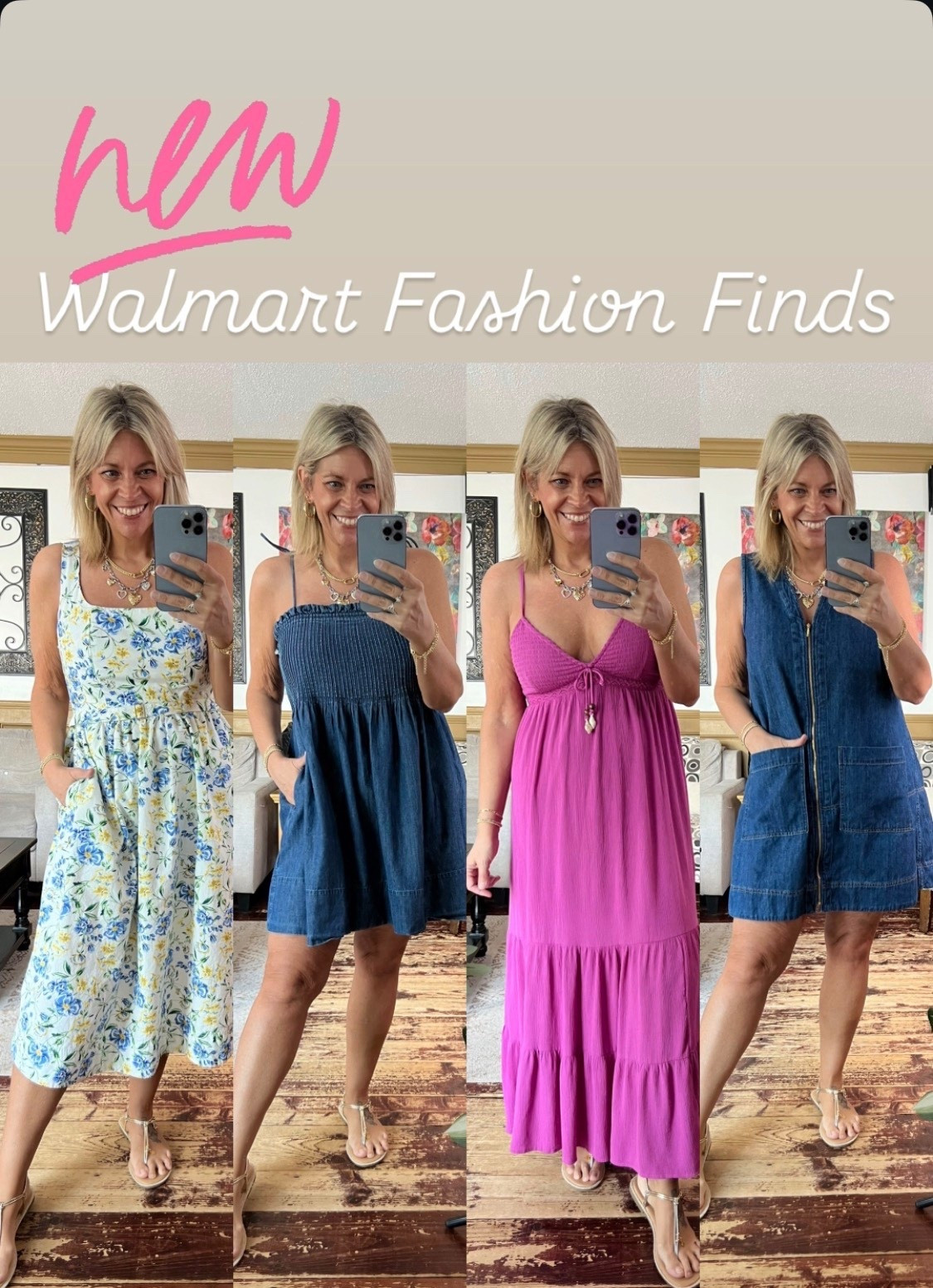 Wearing size medium in every dress 👗 

#LTKOver40 #LTKMidsize #LTKSeasonal