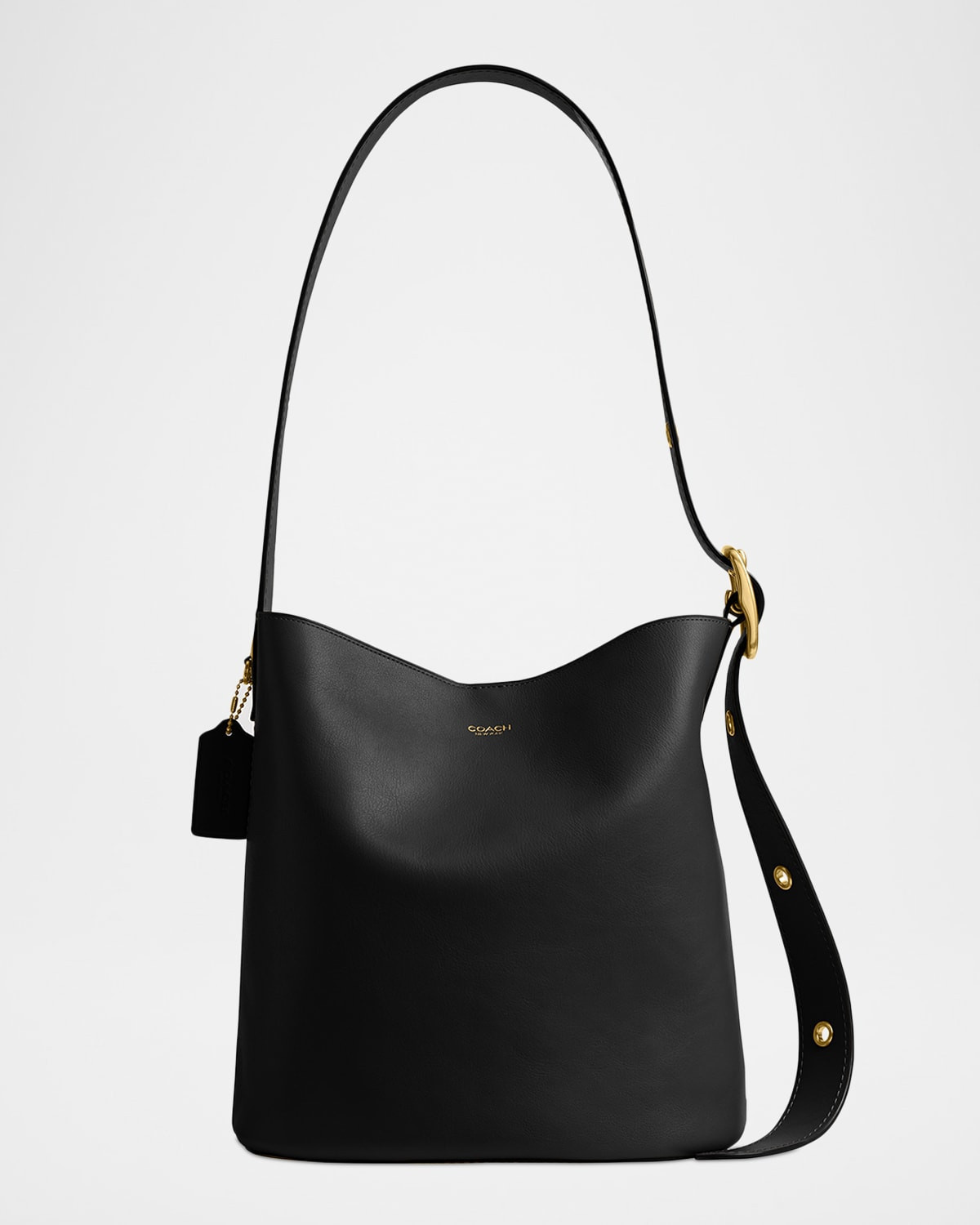 Bleecker Grain Leather Bucket Bag | Neiman Marcus