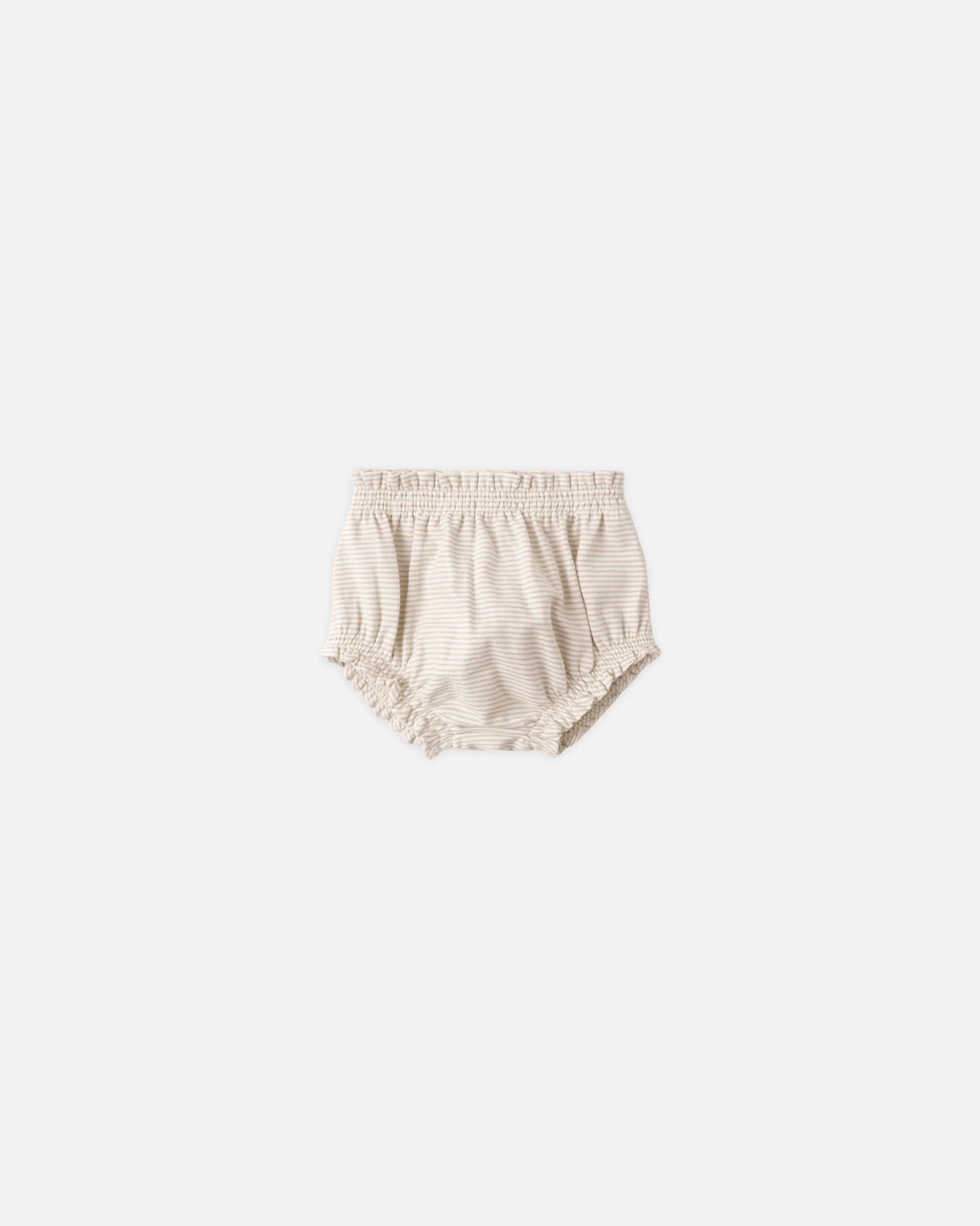 Gathered Bloomer Oat Micro Stripe | Rylee + Cru