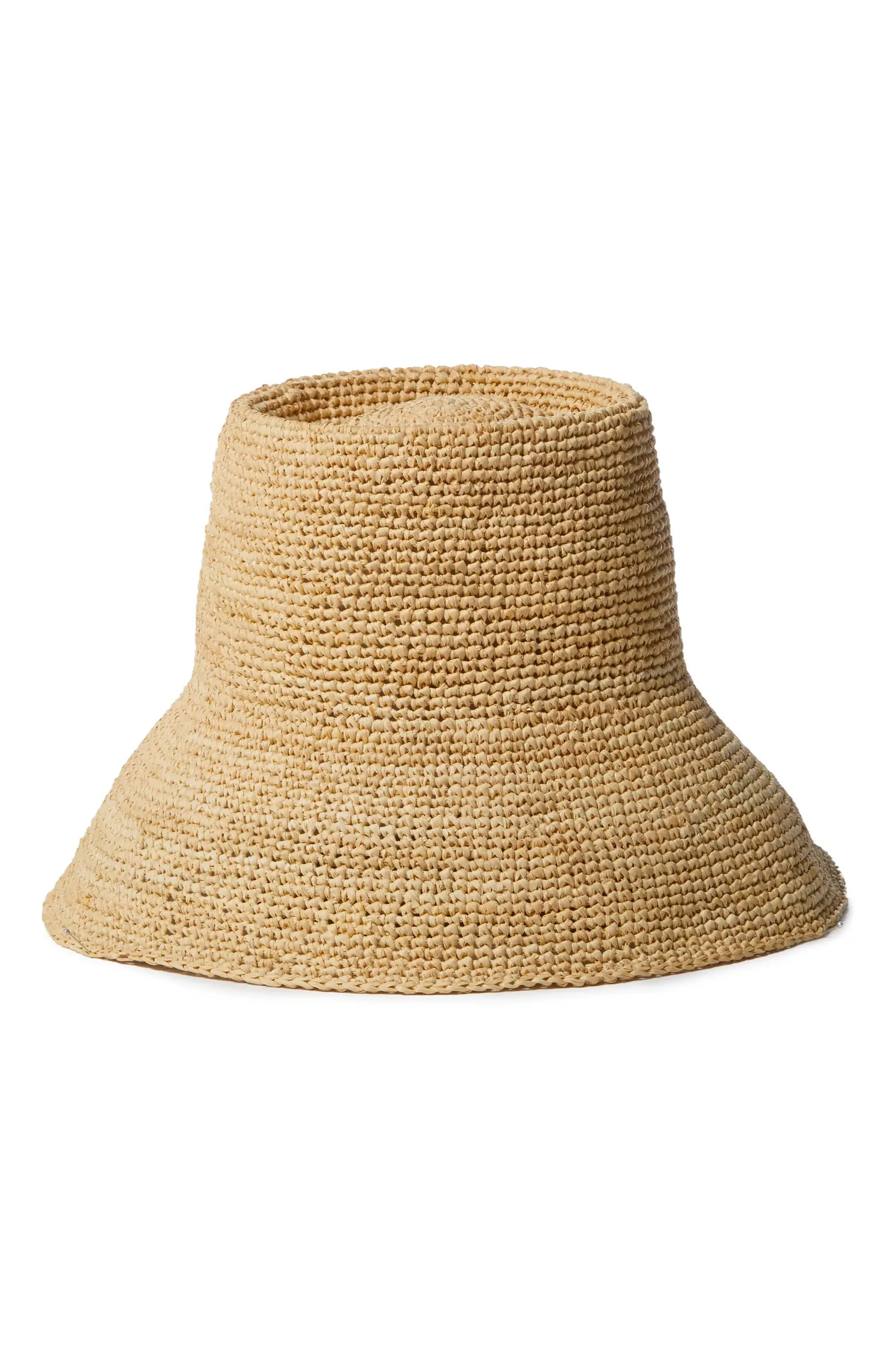 Felix Crochet Raffia Bucket Hat | Nordstrom