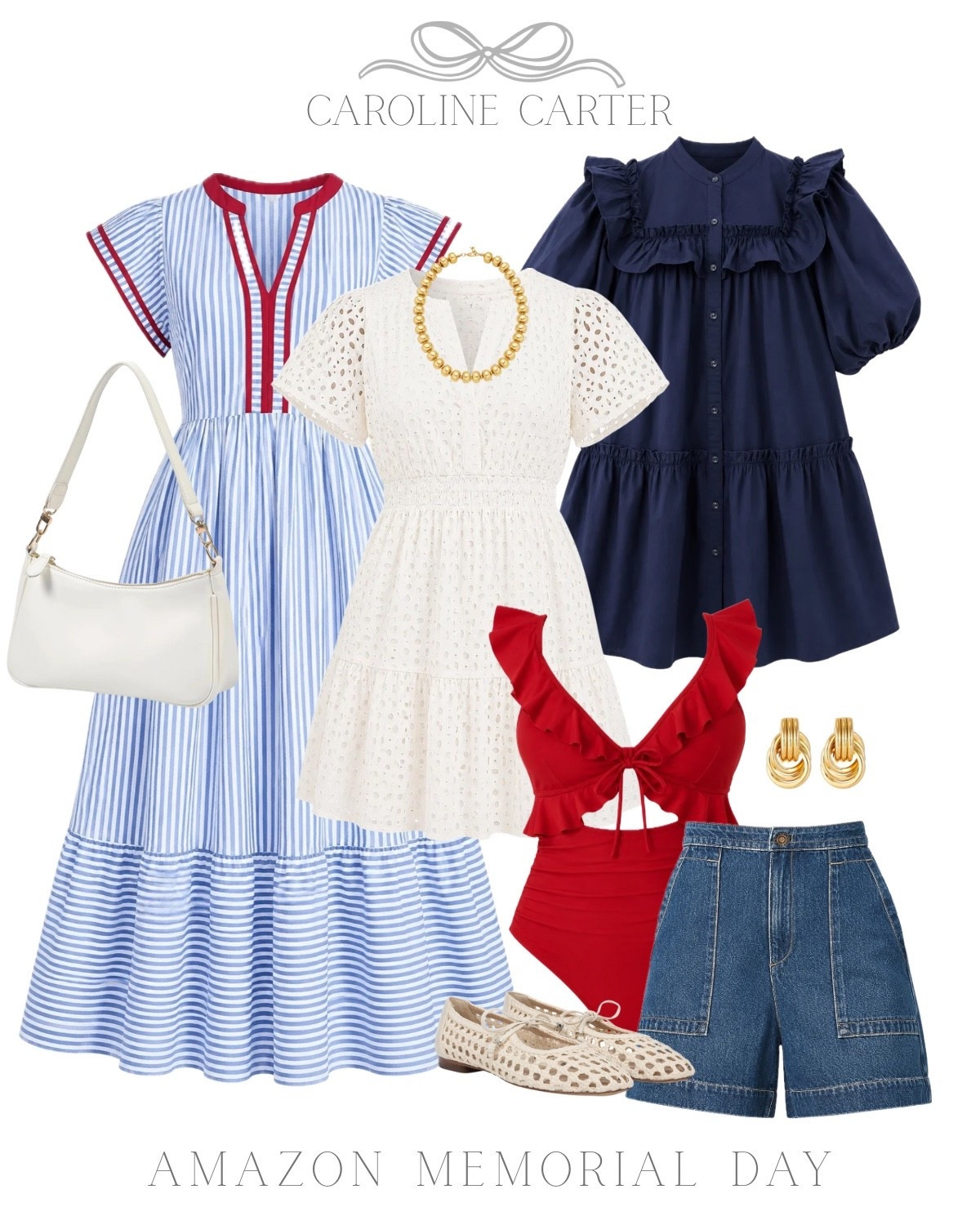 Memorial Day favorites 🇺🇸 Classic summer styles, coastal classics, and easy pieces for the long weekend !

Memorial Day outfits, Amazon Memorial Day finds, summer fashion, coastal style, classic style, Americana fashion, red white and blue outfit, resort wear, summer dresses, beach vacation outfit, one piece swimsuit, denim shorts, elevated basics, classic summer fashion, Amazon fashion finds, feminine style, coastal grandmillennial style, summer capsule wardrobe, holiday weekend outfits, chic summer style

#LTKootd #LTKSwim #LTKSeasonal