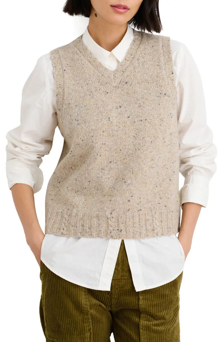 Alex Mill Francis Donegal Merino Wool Blend Sweater Vest | Nordstrom | Nordstrom