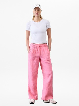 Retreat Linen High Rise Wide Leg Pant | Athleta