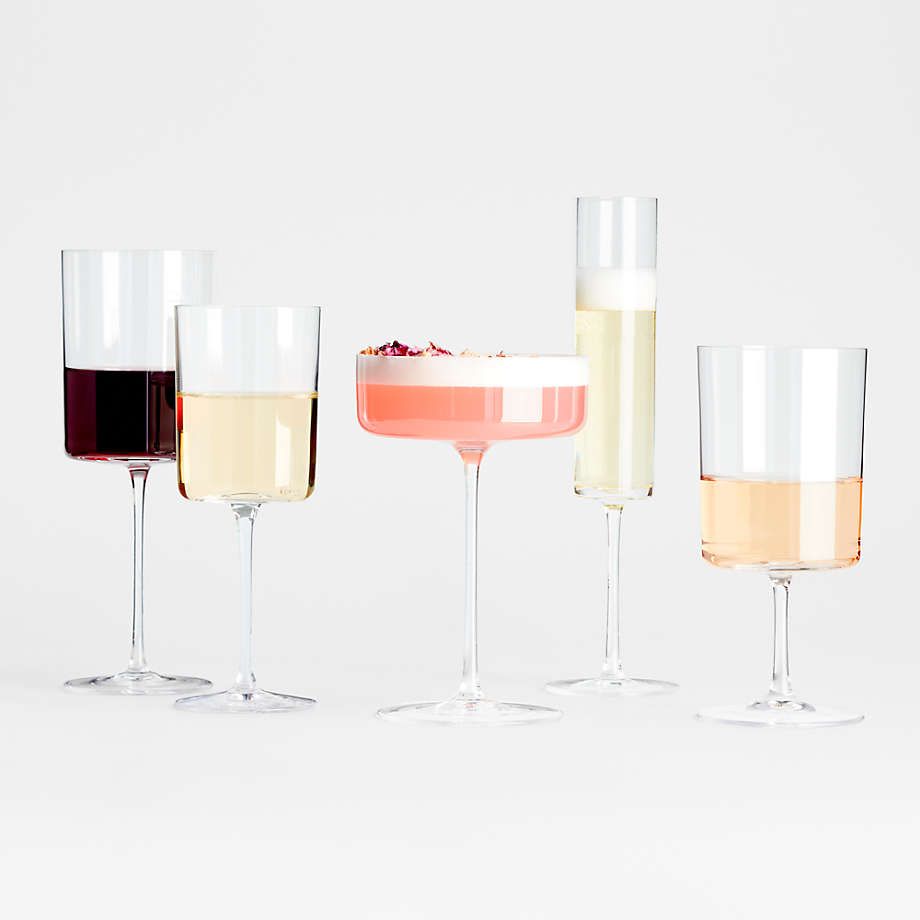 Edge All-Purpose Wine Glass + Reviews | Crate & Barrel | Crate & Barrel