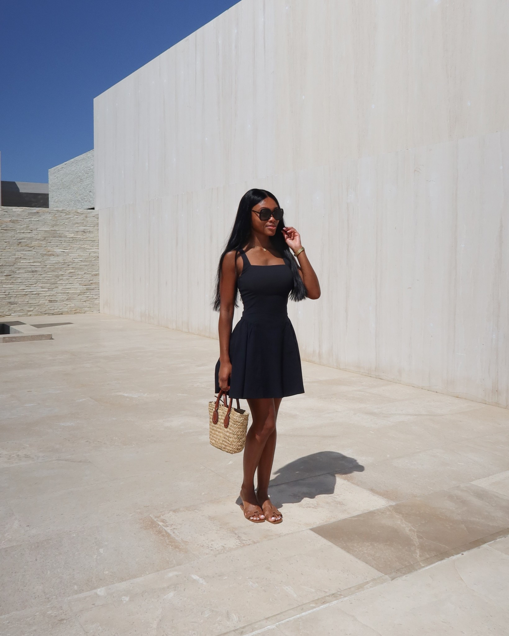 Little black dress for spring + summer! For size reference, I am wearing an XS tall! 🖤

#LTKFindsUnder100 #LTKSpringSale #LTKSeasonal