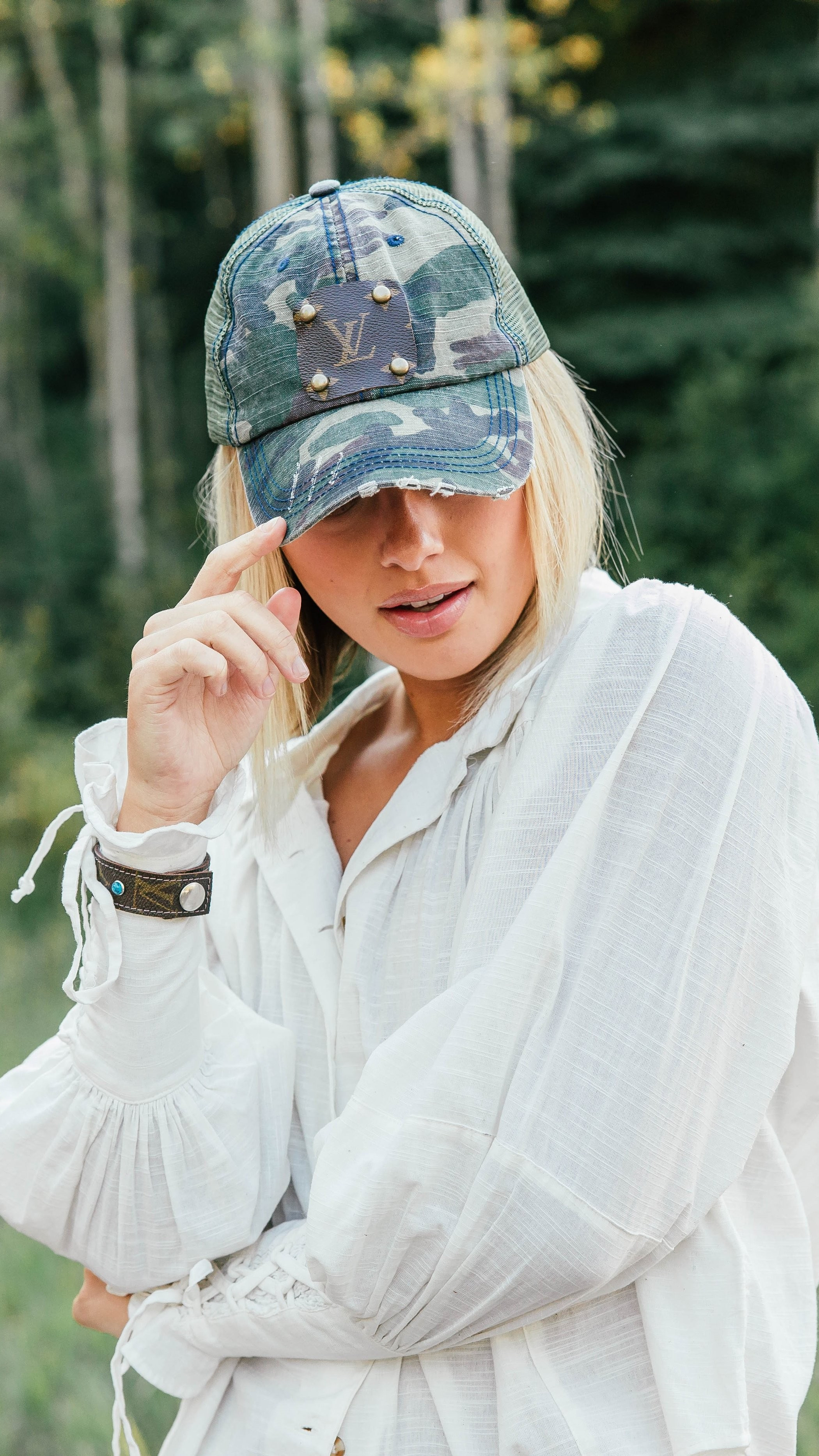 Camo Hat | Vintage Boho