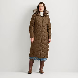 Women's Classic Down Hooded Duffle Coat | Eddie Bauer - US
