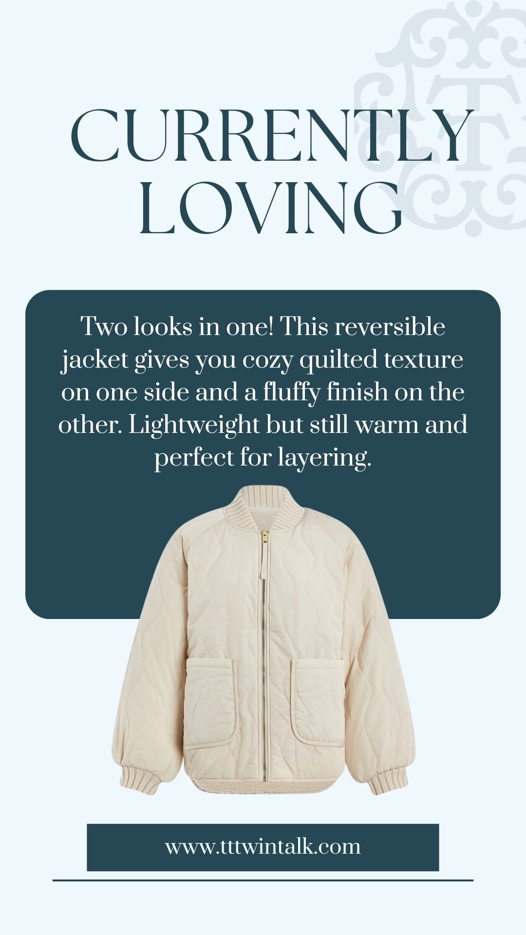 Two looks in one! This reversible jacket gives you cozy quilted texture on one side and a fluffy finish on the other. Lightweight but still warm and perfect for layering.

#LTKOver40 #LTKSeasonal #LTKMidsize