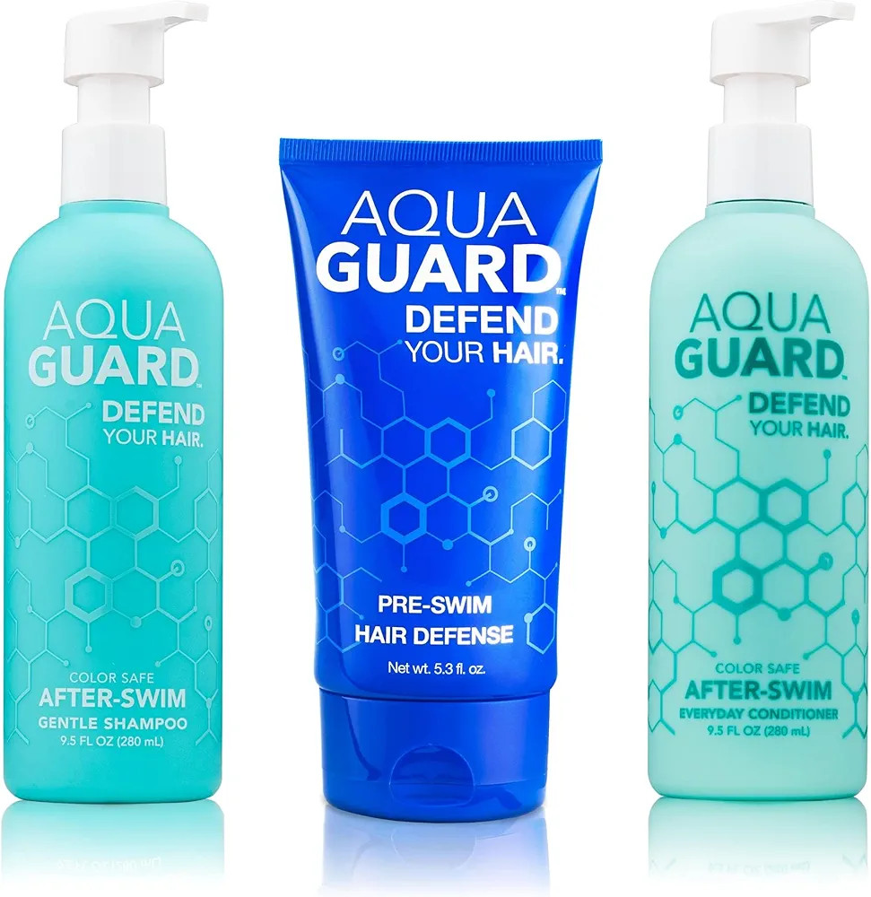 AquaGuard Swimmers Essential Hair Protection Bundle | No More Swim Hair | Prevents Chlorine Damag... | Amazon (US)