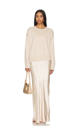 Rhyme Combo Slip Knit Dress in Champagne | Revolve Clothing (Global)