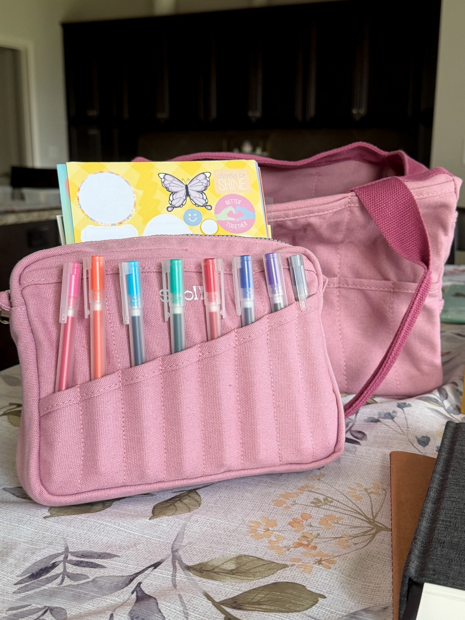 There’s something so comforting about carving out a few quiet moments in my day to journal and plan. It brings grounding structure to my daily life, and letting myself write freely in my journal has been one of my favorite ways to clear my mind and reset. And keeping up with my journal ecosystem is much easier when everything has its place. I loveee one of my recent splurges, the Soolla craft bag and matching pouch holds my journaling tools like my go to Muji pens, washi tape; journals, and sticker sheets. It makes it so easy to journal and plan wherever I go. 

#LTKselfcare #LTKHome #LTKdayinmylife