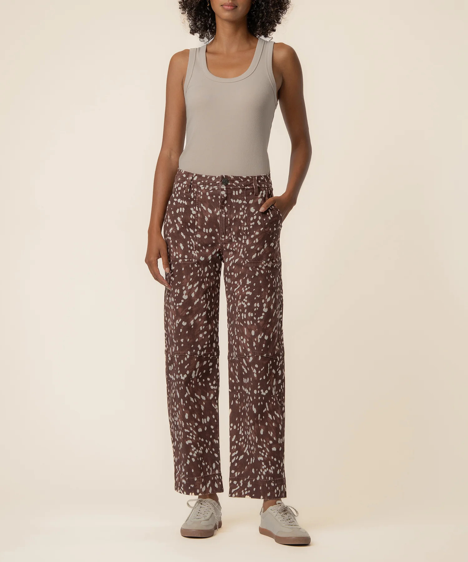 Ashton High Rise Relaxed Leg in Cocoa - Kut from the Kloth | Kut From Kloth